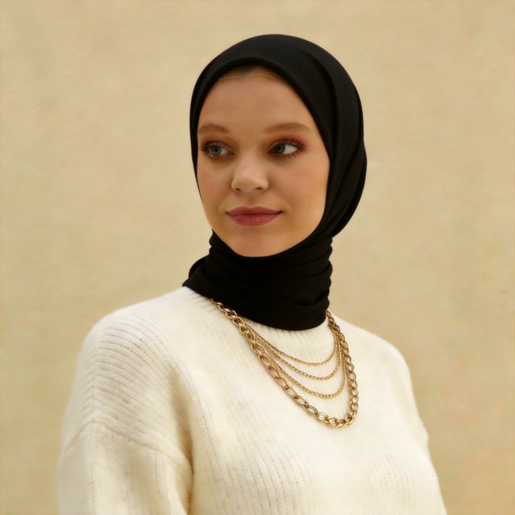Plain Georgette Square Hijab